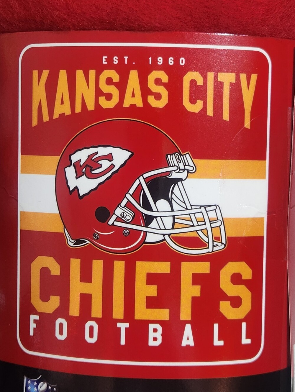 KANSAS CITY CHIEFS NFL FOOTBALL Fleece Throw